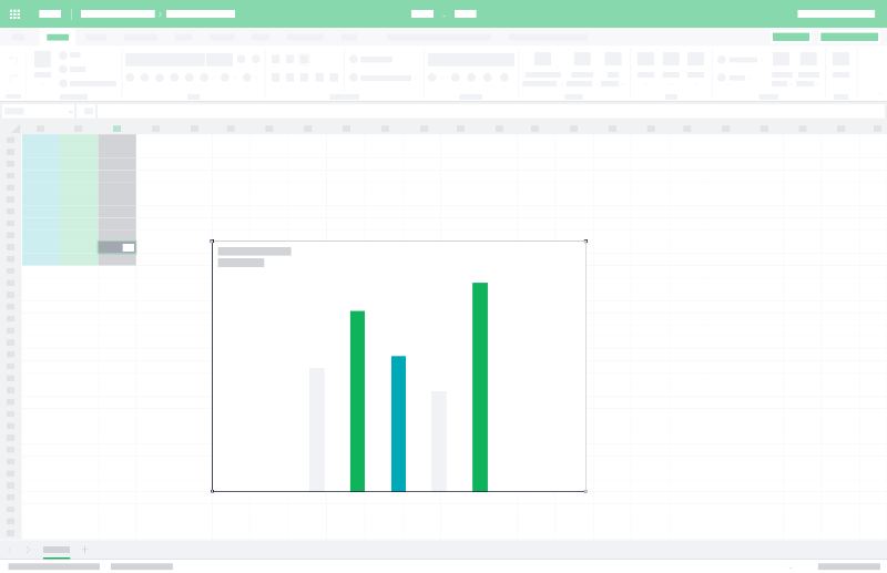 A media object added to Excel