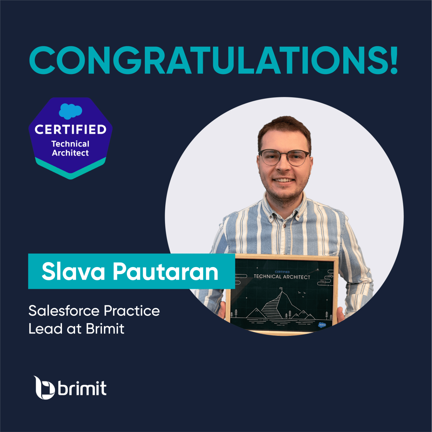 Brimit Salesforce Practice Lead Became Salesforce Certified Technical Architect