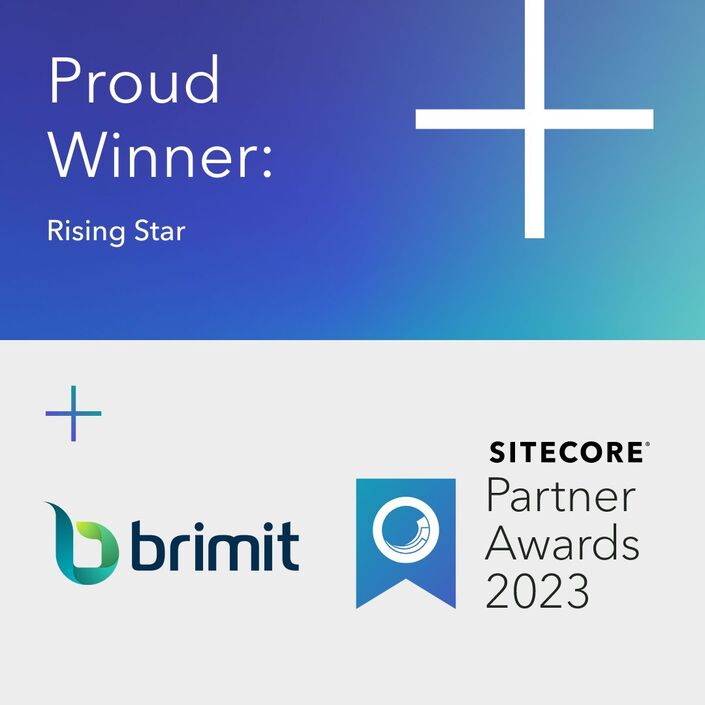 Brimit wins the 2023 Sitecore Partner Award