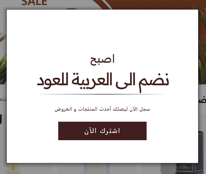 Sitecore Personalize - Popup in Arabic