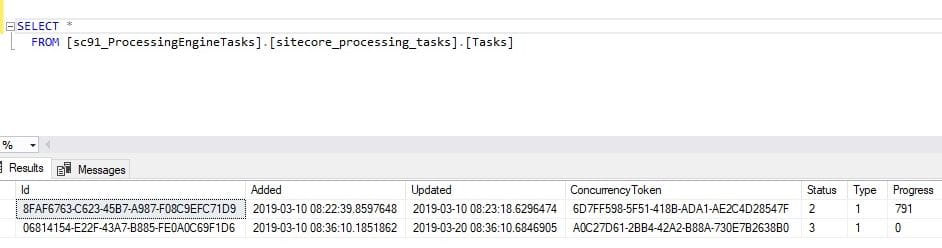 ProcessingEngineTasks database