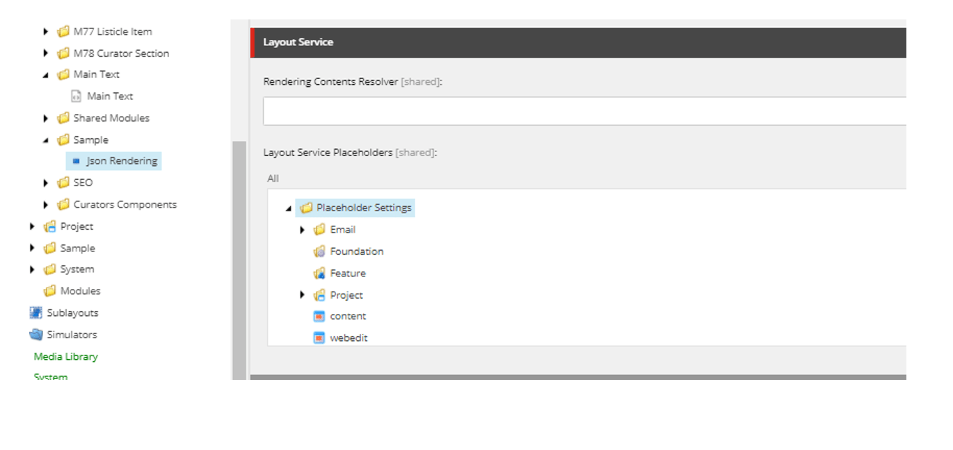 JSS Json Rendering