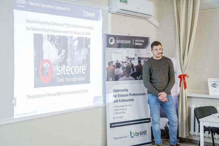 Andrei Ployakov at Meetup in Minsk