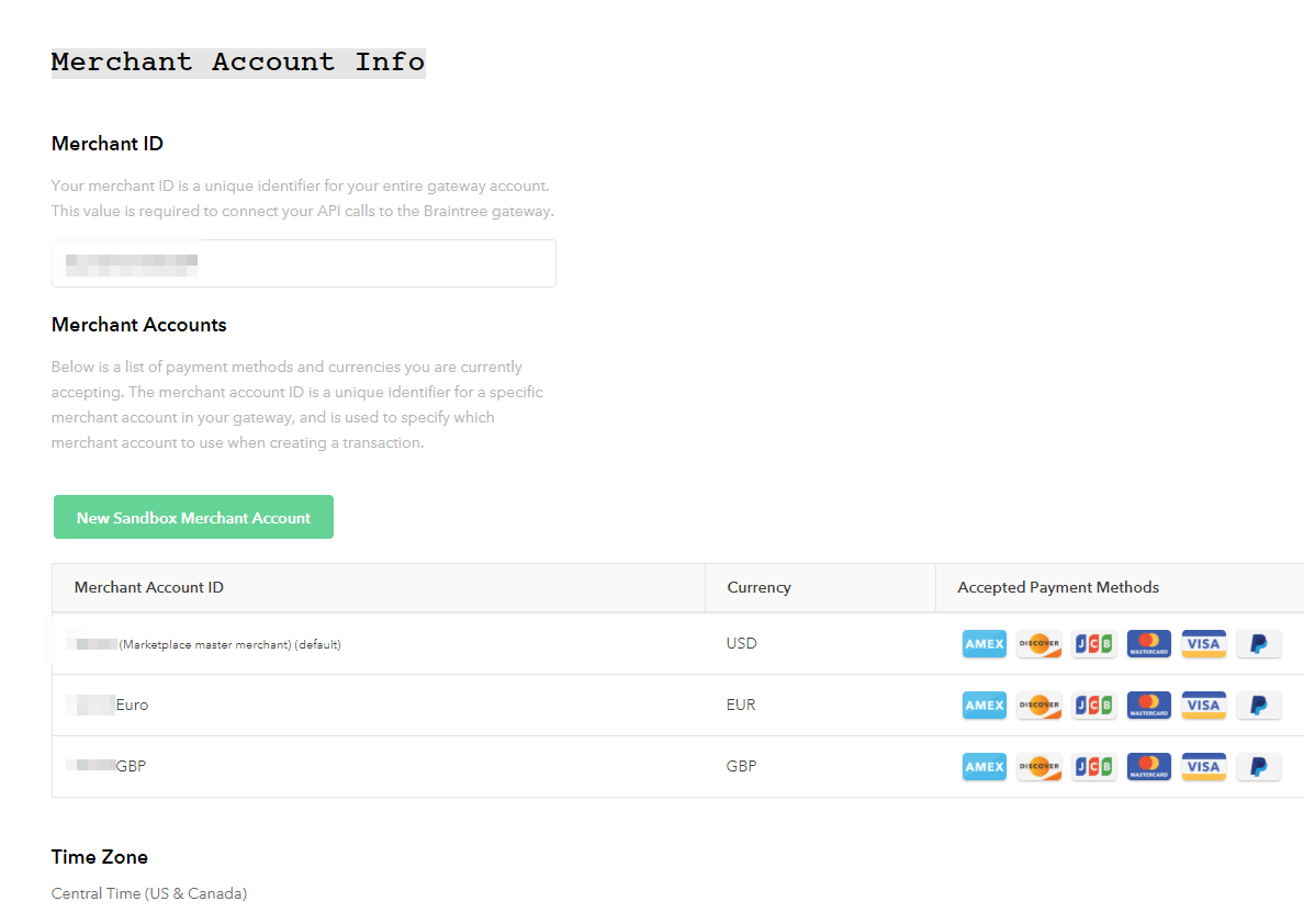 braintree merchant account