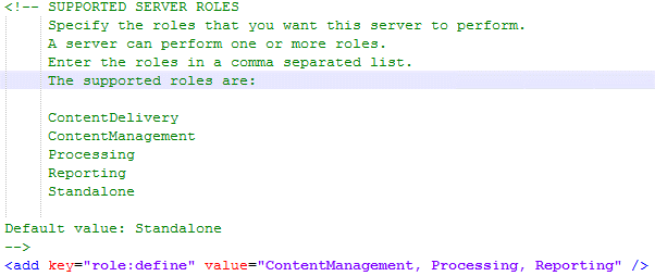Sitecore 9 update 1 config