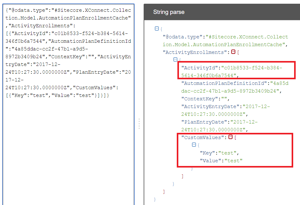 ContactFacet Collection database