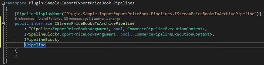 Sitecore Commerce 9: Export Price Books