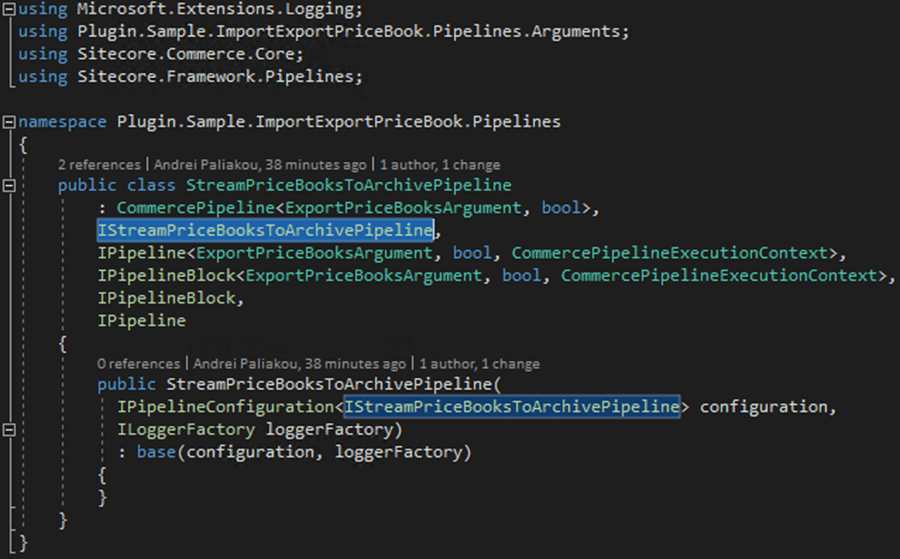 Sitecore Commerce 9: Export Price Books