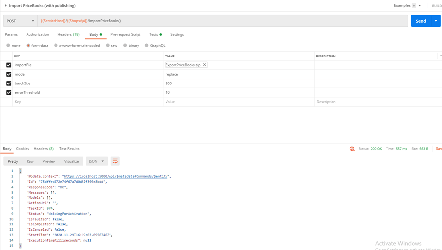 Sitecore Commerce 9: Import Price Books