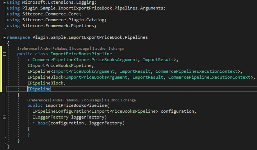 Sitecore Commerce 9: Import Price Books