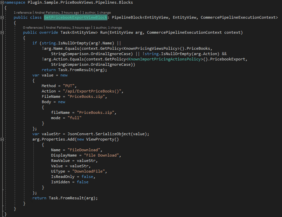 Sitecore Commerce 9: Extend BizFx Part 1
