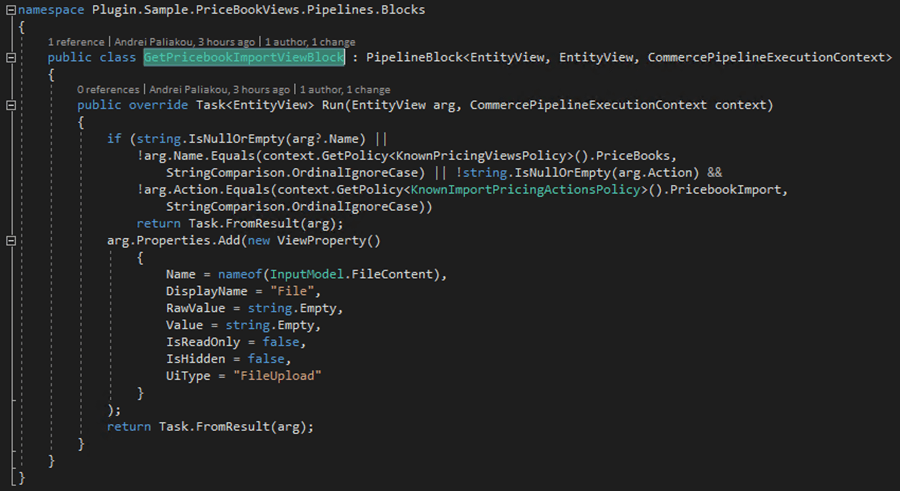 Sitecore Commerce 9: Extend BizFx Part 1