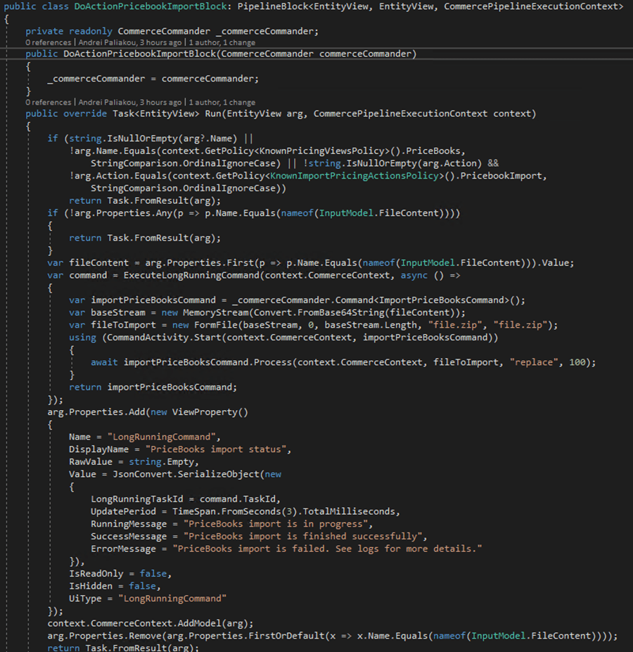 Sitecore Commerce 9: Extend BizFx Part 1