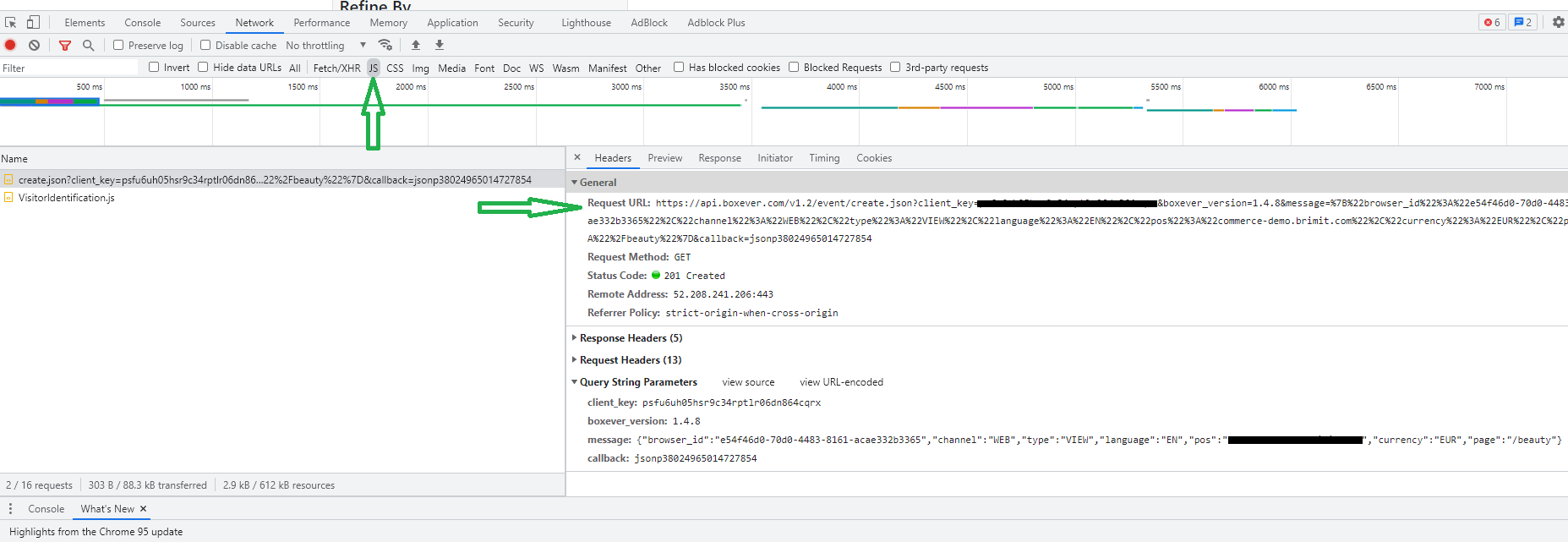 Sitecore CDP - Inspect Request