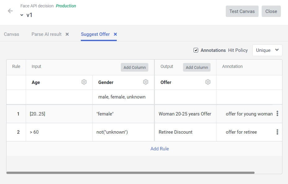 Sitecore CDP AI - Decision model block