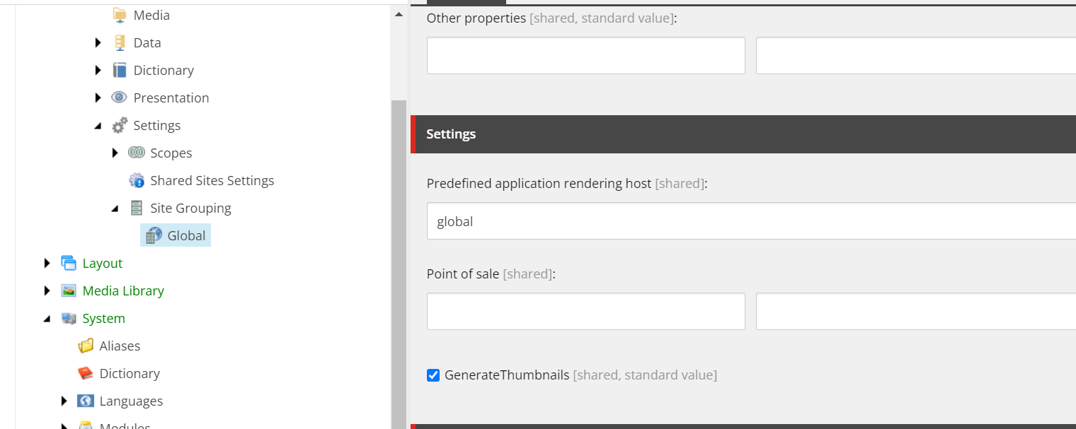 Sitecore SXA Site Settings