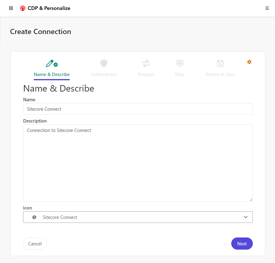 Sitecore CDP - Configure connection to Sitecore Connect