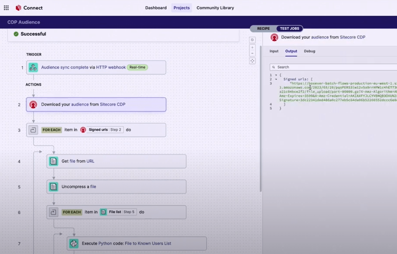 Sitecore Connect - Audience Export webhook